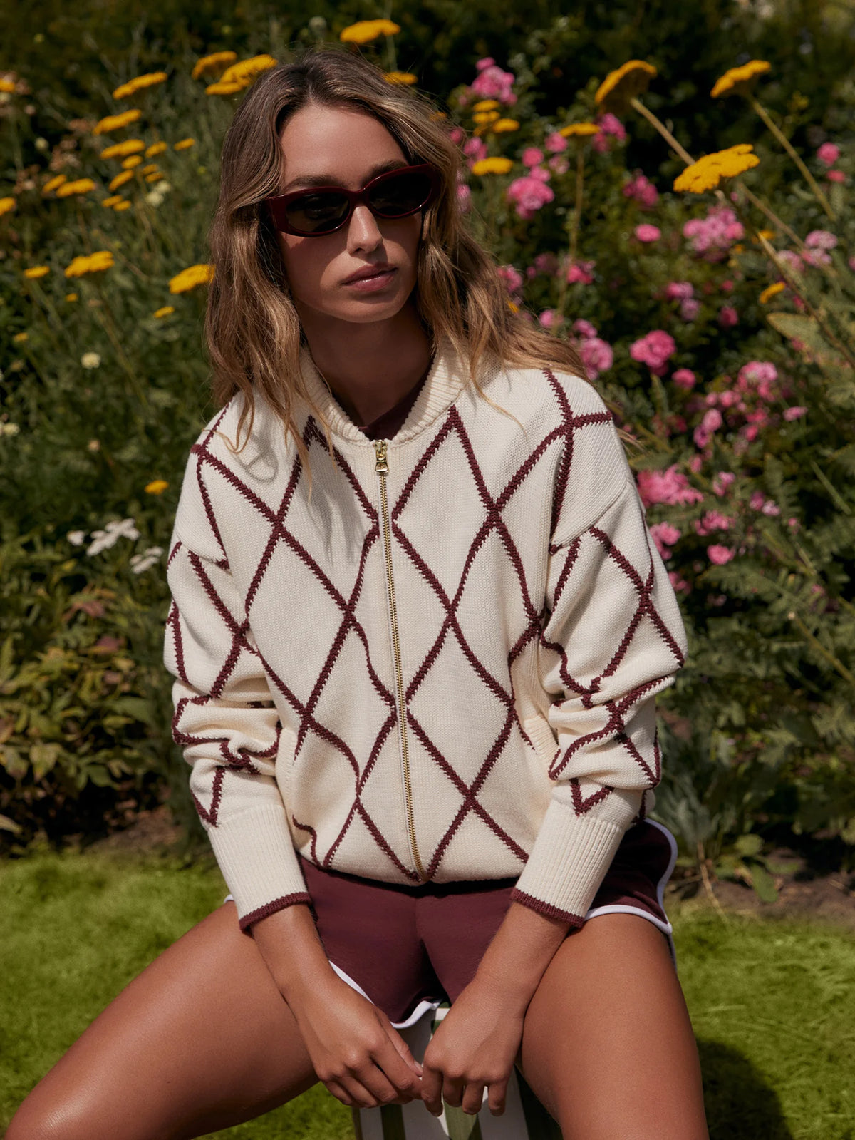 Nile Diamond Knit Jacket